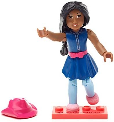 Spring Denim Dream American Girl figure with display block
