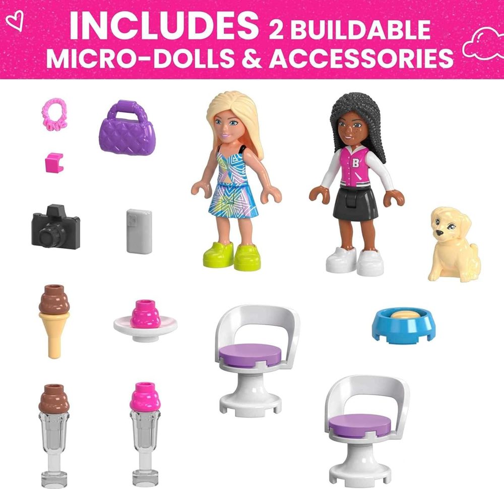 Barbie Convertible and Ice Cream Stand, 226 Pieces — view 4
