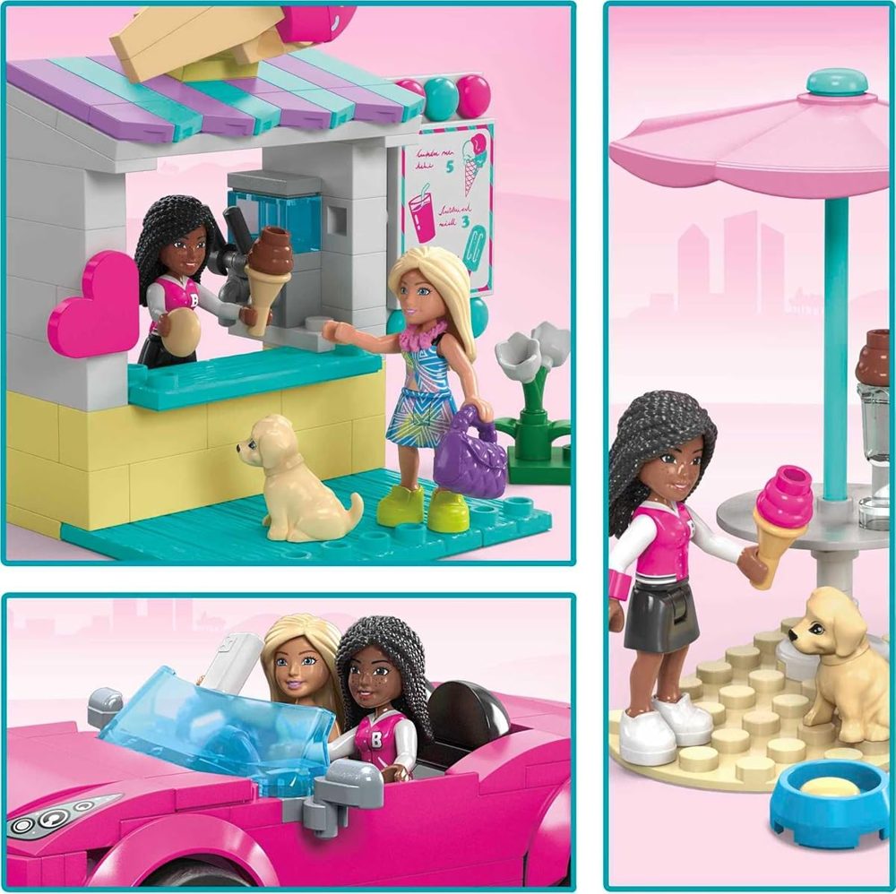 Barbie Convertible and Ice Cream Stand, 226 Pieces — view 5