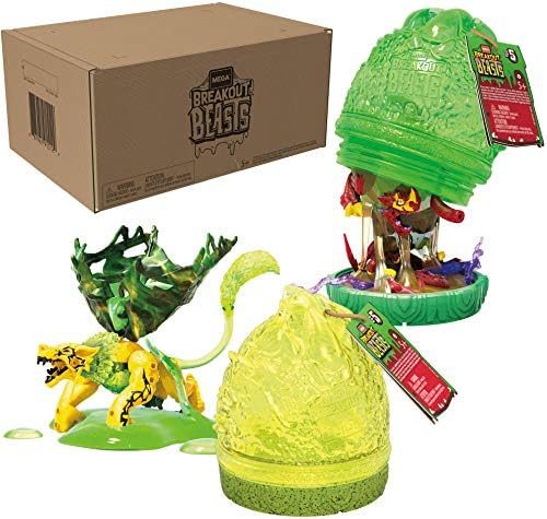Breakout Beasts dragons Growlhorn and Goldenthud with slime eggs