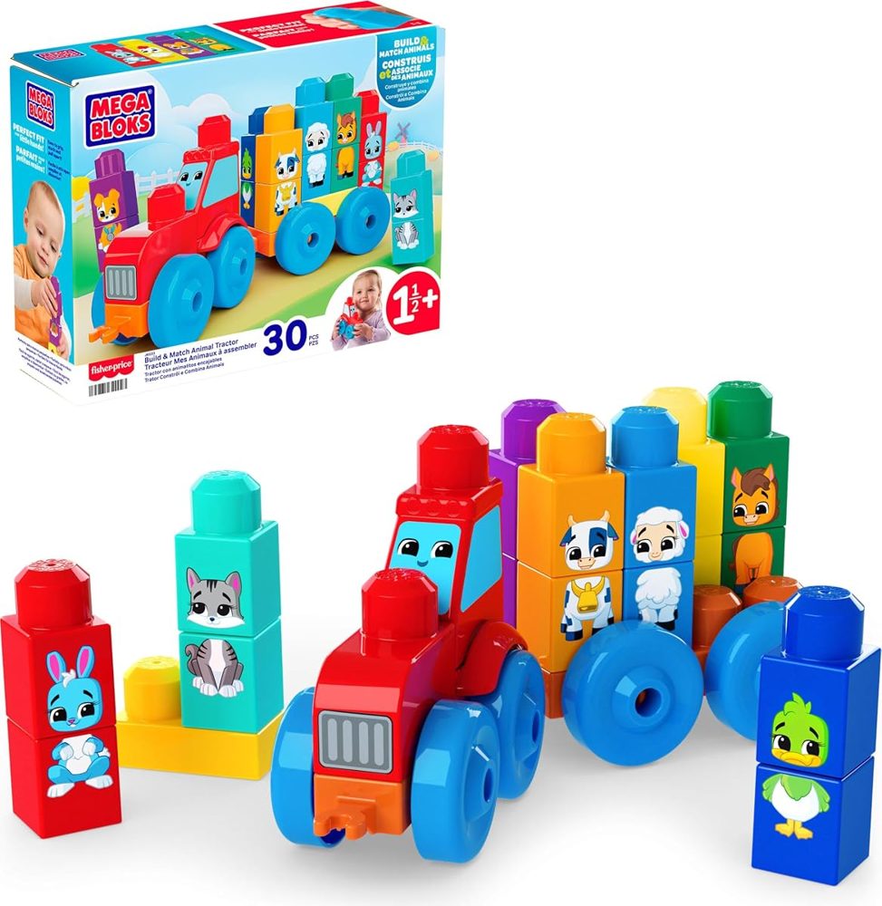 Build & Match Animal Tractor, 30 Pieces — view 2