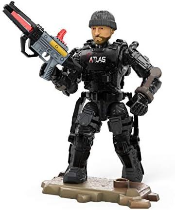 Gideon micro figure in futuristic exo armor