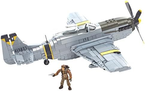 Classic fighter monoplane with open cockpit and pilot micro figure