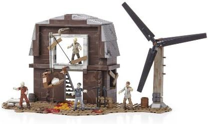 Two-level Tranzit zombie farm build with windmill and undead figures