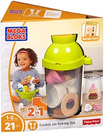 Cookie jar baking set with stackable cookies and spoon