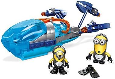 Two Minions in wetsuits with buildable submarine