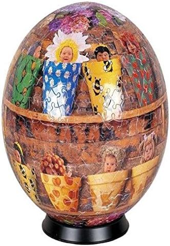 Anne Geddes Pots 3D sphere puzzle on display