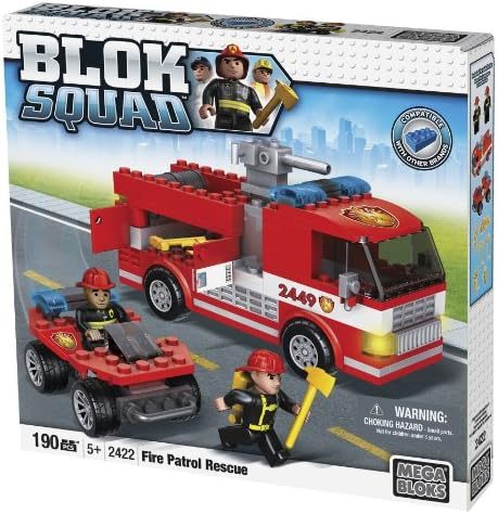 Fire patrol rescue building set from the brand archive