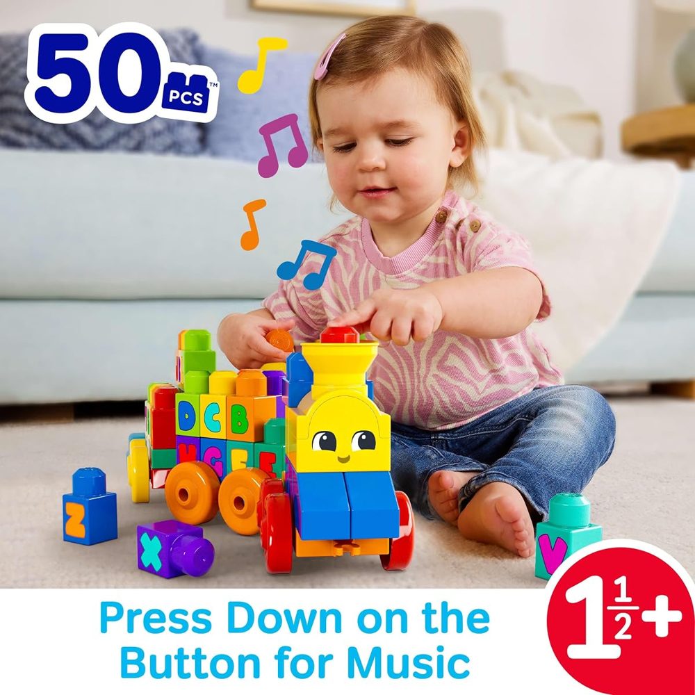 First Builders ABC Musical Train, 50 Pieces — view 3