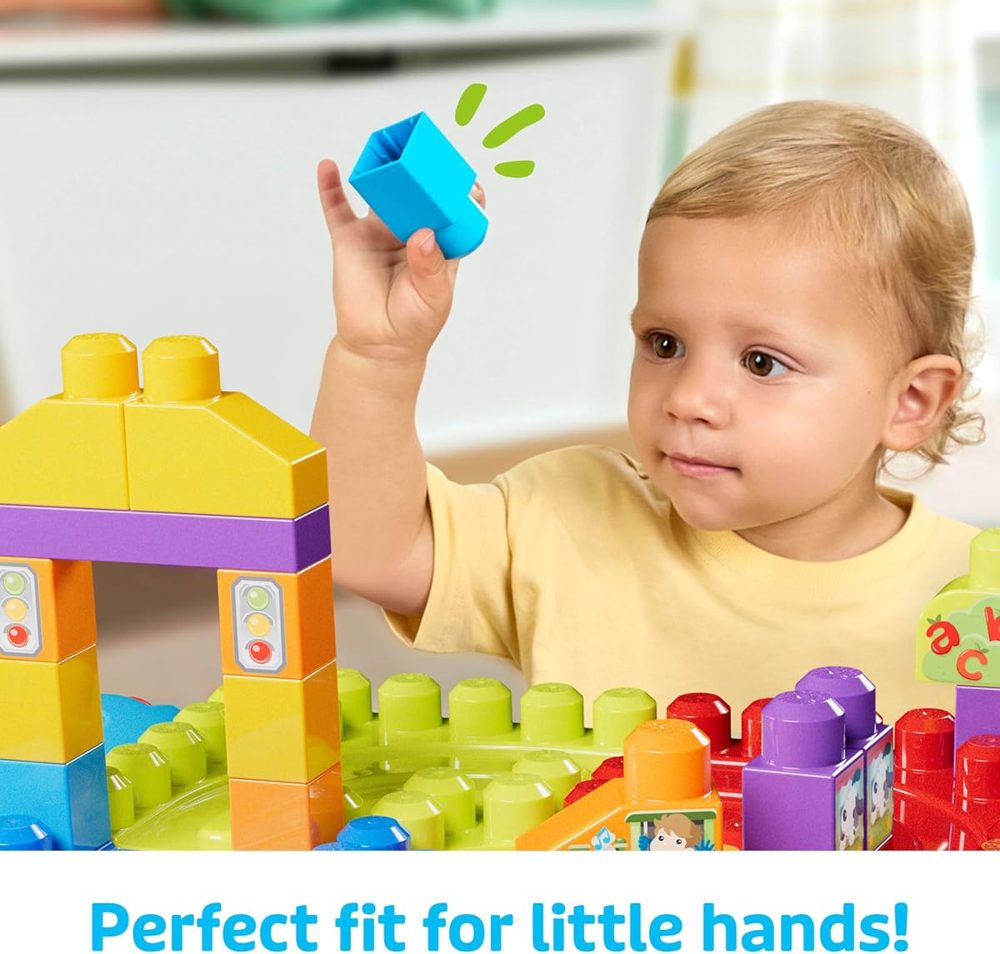 First Builders Build 'n Learn Table, Blue — view 4