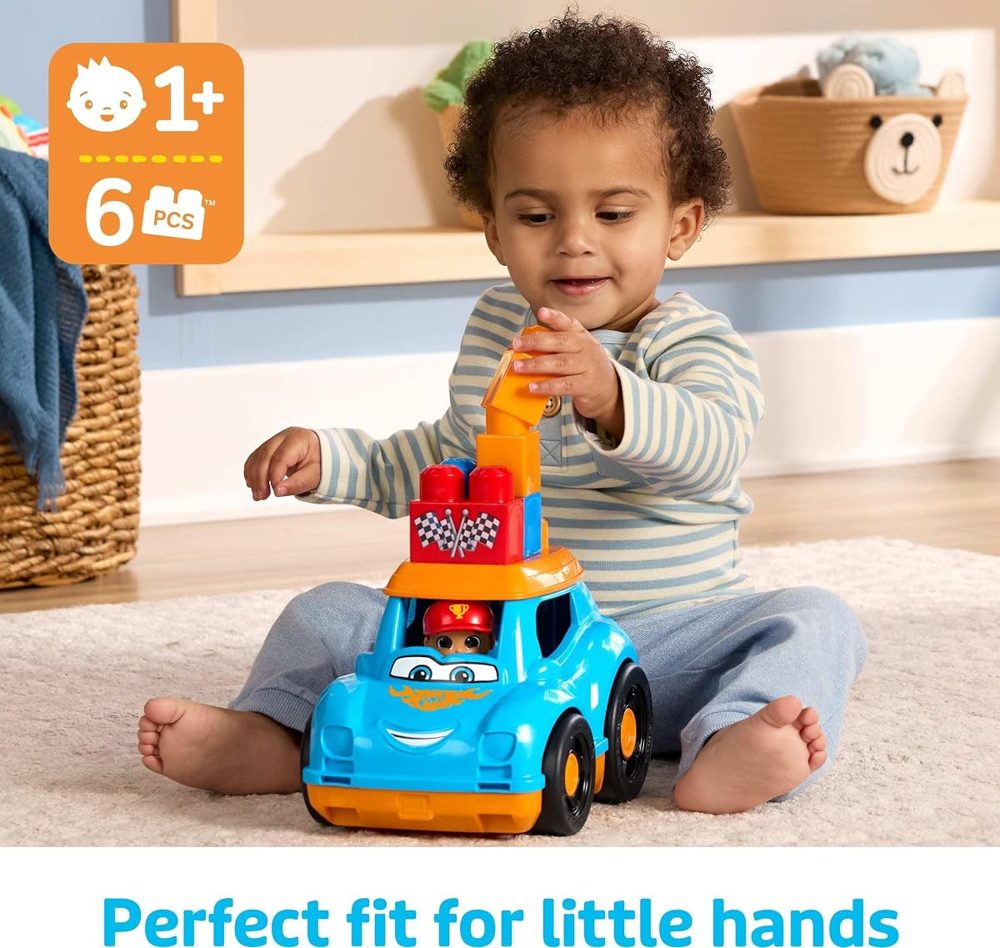 First Builders Ricky Race Car, 6 Pieces — view 3