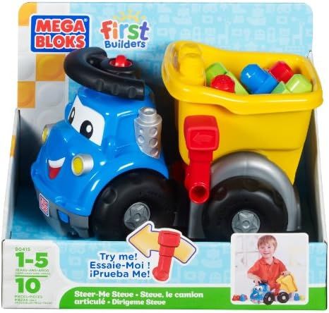 Steer Me Steve toddler dump truck with steering handle