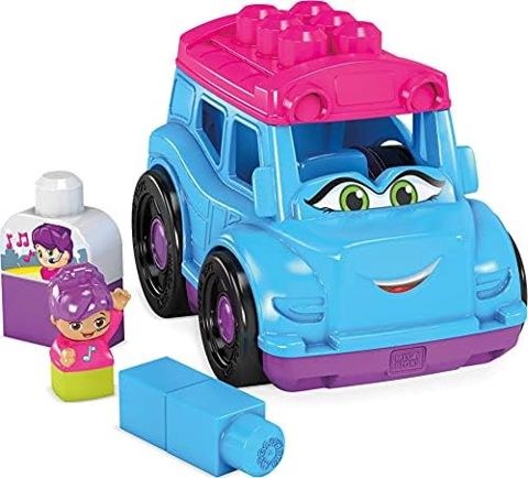 Tina tour bus toddler toy with concert stage blocks