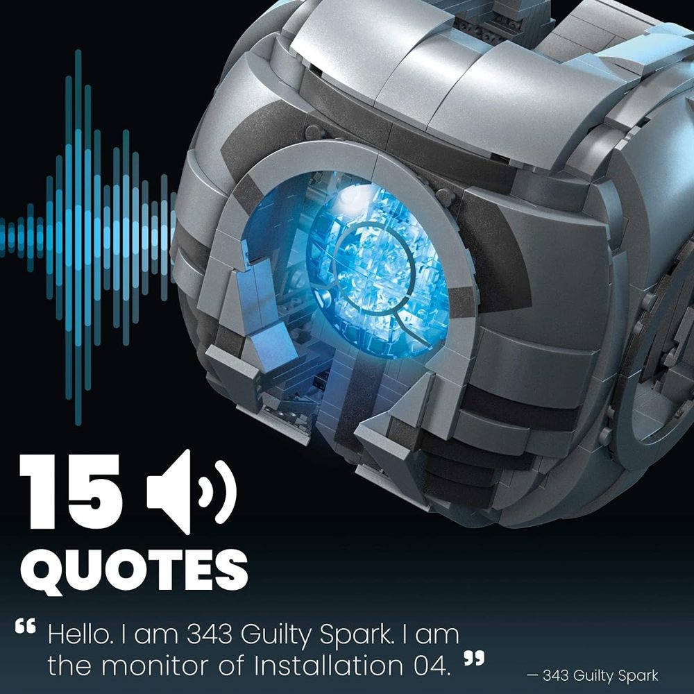Halo 343 Guilty Spark Replica, 609 Pieces — view 5