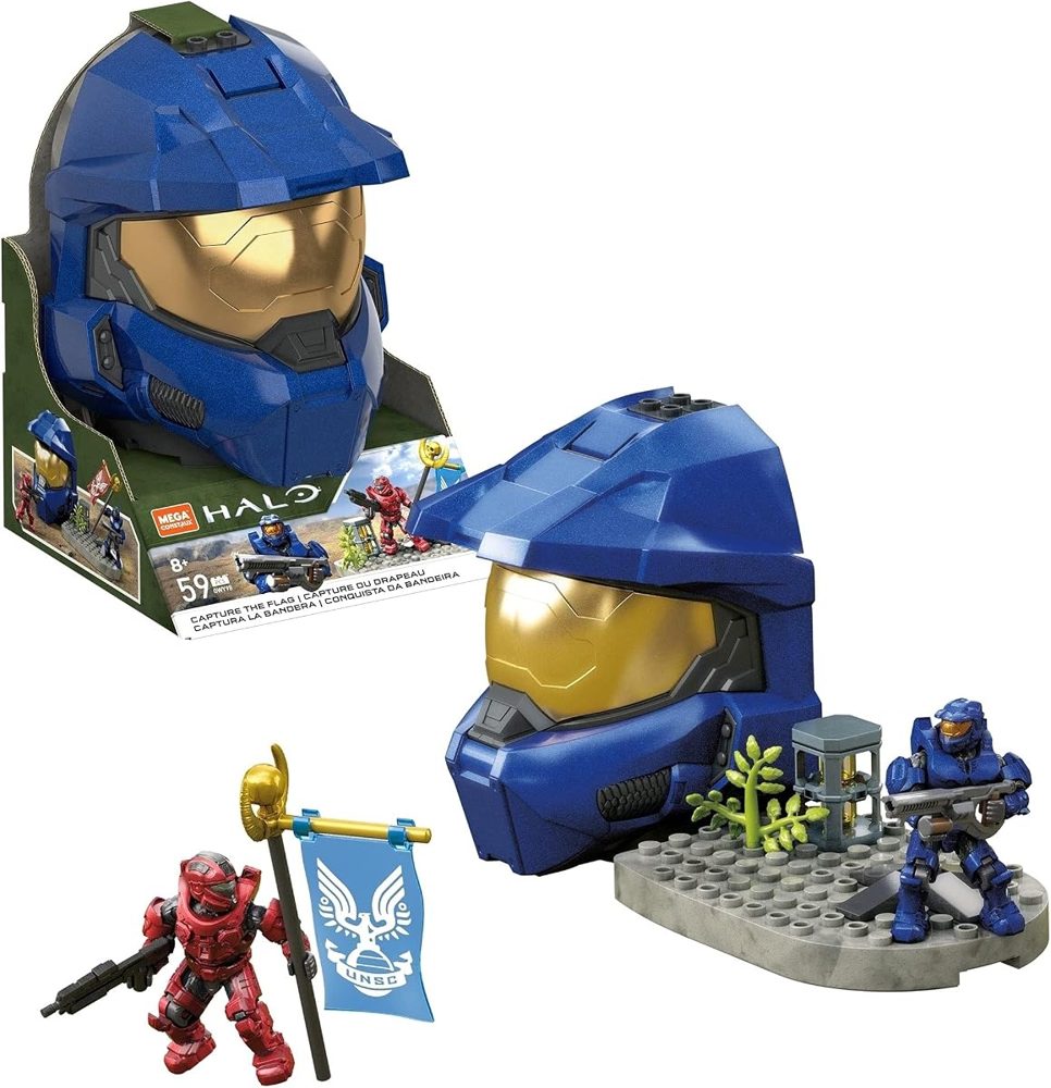 Halo Capture the Flag Blue Helmet — view 3