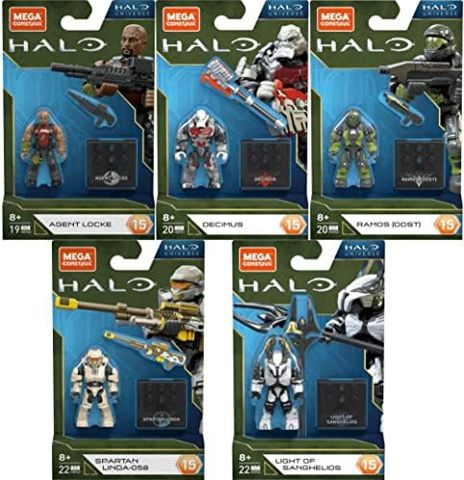 Complete Halo Heroes Series 15 five figure set