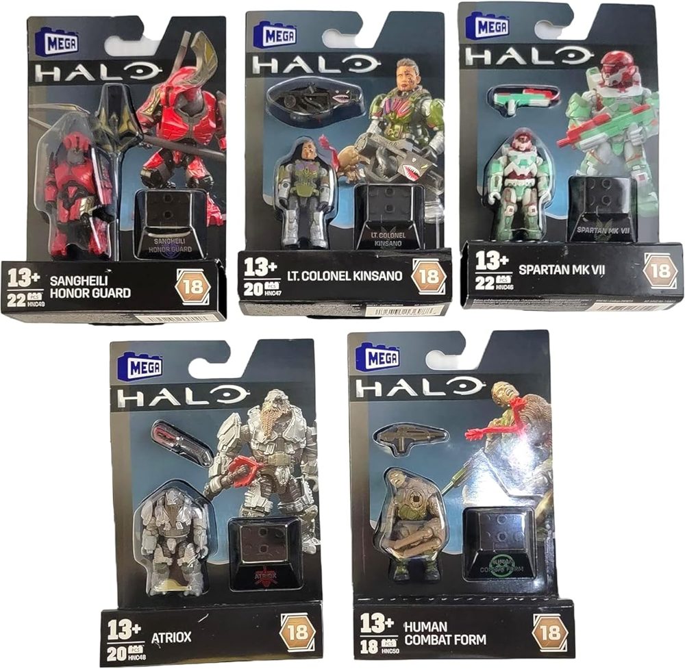 Halo Heroes Series 18 Complete 5-Figure Set — view 2