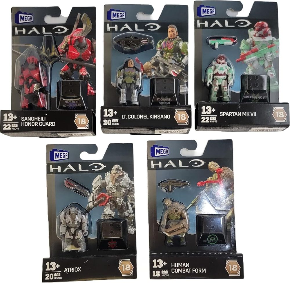 Halo Heroes Series 18 Complete 5-Figure Set — view 4