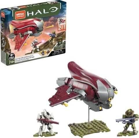 Banished Banshee on display rod with Spartan Recon