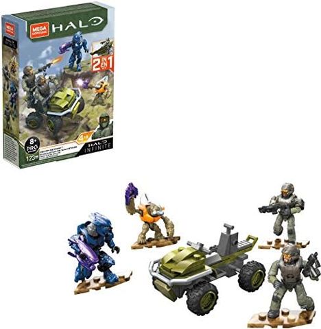 Halo Infinite Mongoose with Marines and Elite figure