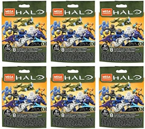 Six Halo Infinite Series 1 mystery blind bags