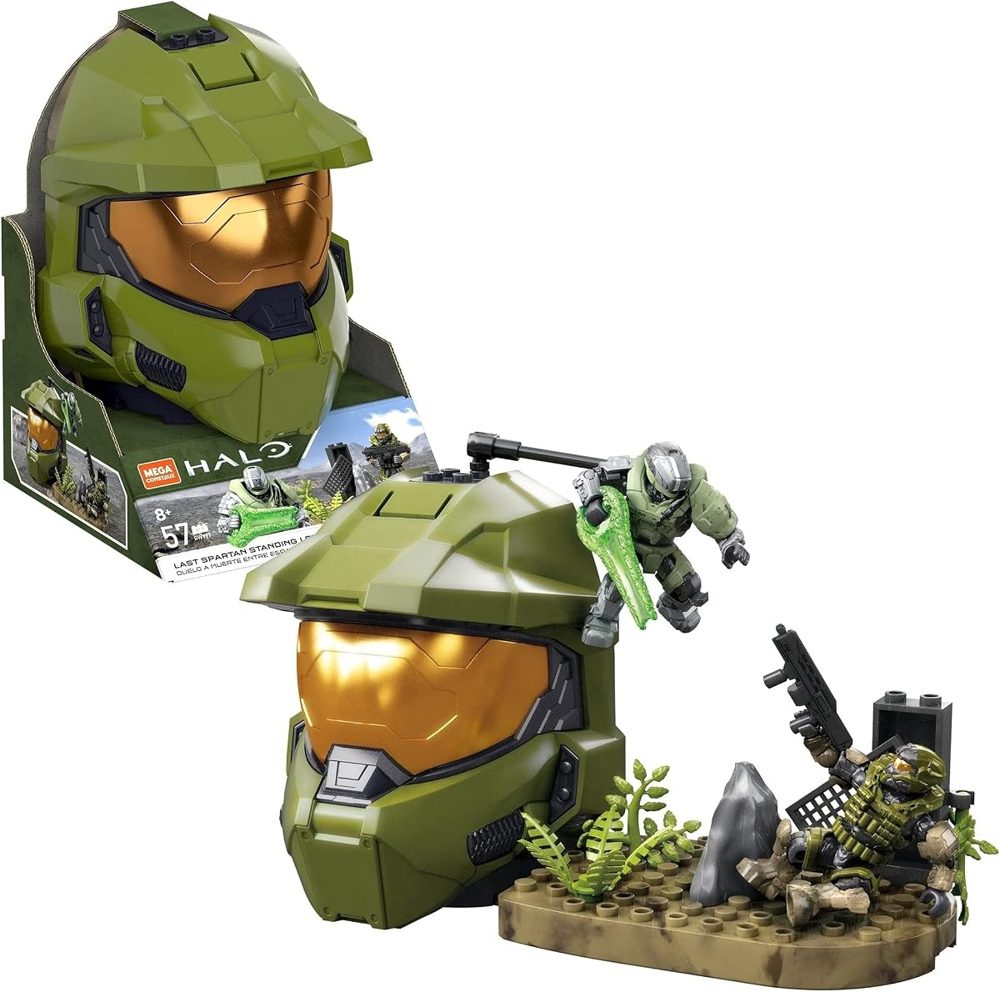 Halo Last Spartan Standing Green Helmet — view 3