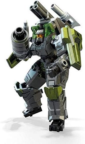 UNSC Marine in Halo Mark I prototype exosuit