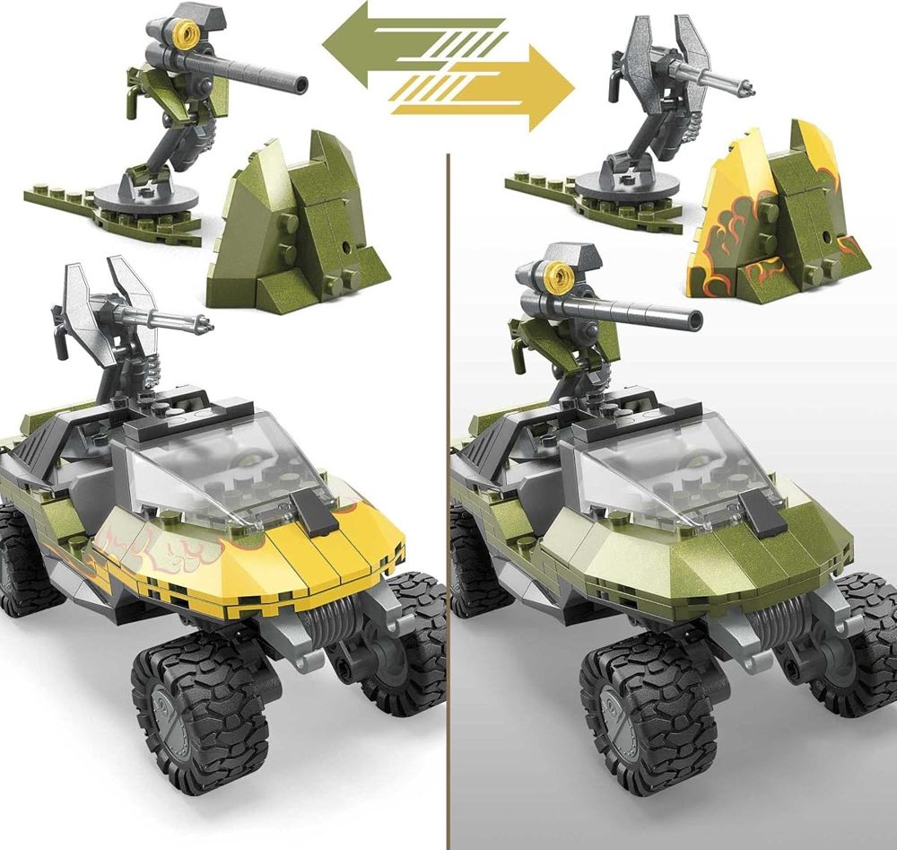 Halo Red Team Warthog Rescue, 324 Pieces — view 3