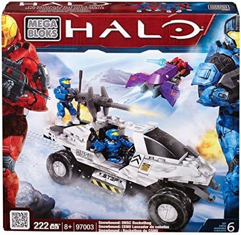 Snowbound Halo Rockethog and Ghost with arctic figures