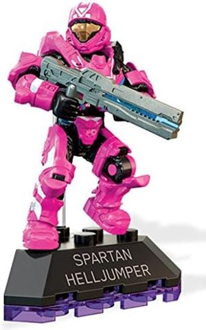 Halo Spartan Helljumper figure with railgun