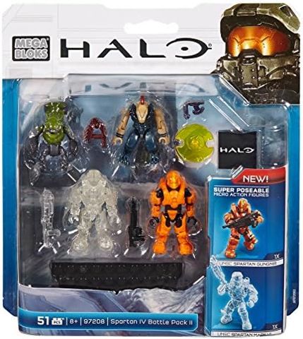 Halo battle pack with Spartans, Jackal and Grunt