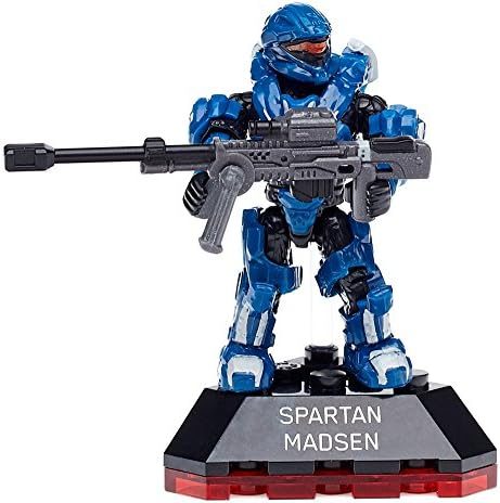 Spartan Madsen Halo micro figure with sniper rifle