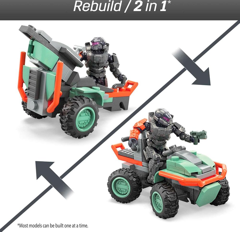 Halo UNSC Mongoose Outriders, 130 Pieces — view 3