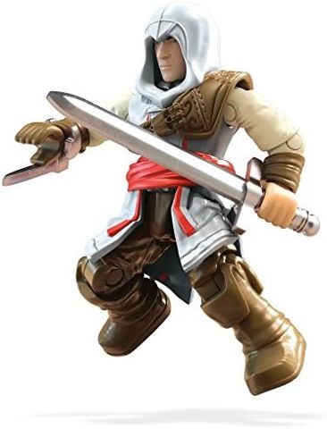 Ezio Assassin's Creed micro figure on name stand