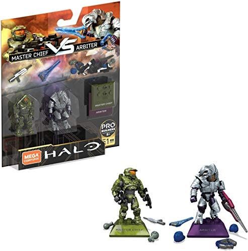 Master Chief and Arbiter Halo micro action figures