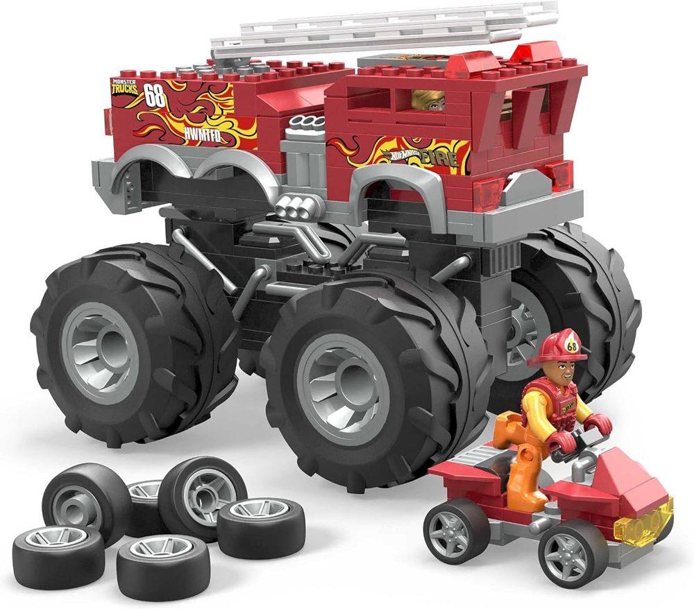 Hot Wheels 5-Alarm Monster Truck, 284 Pieces — view 2