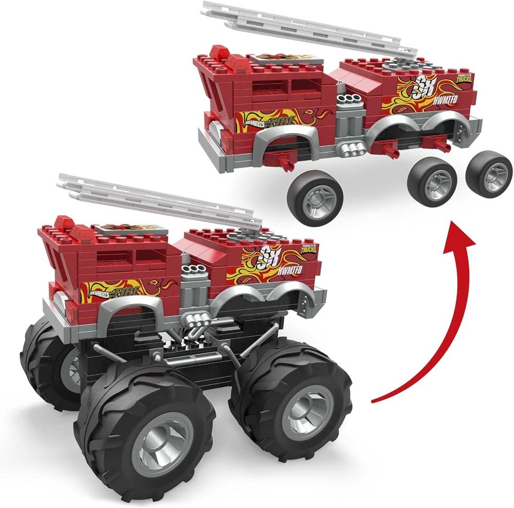 Hot Wheels 5-Alarm Monster Truck, 284 Pieces — view 4