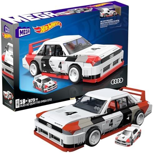 Red Audi 90 Quattro IMSA GTO brick replica