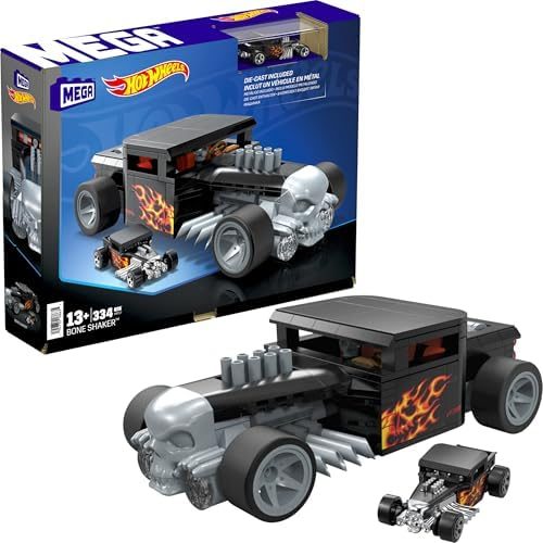 Black and chrome Bone Shaker replica with die-cast