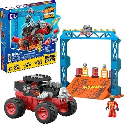 Bone Shaker monster truck jumping a ramp