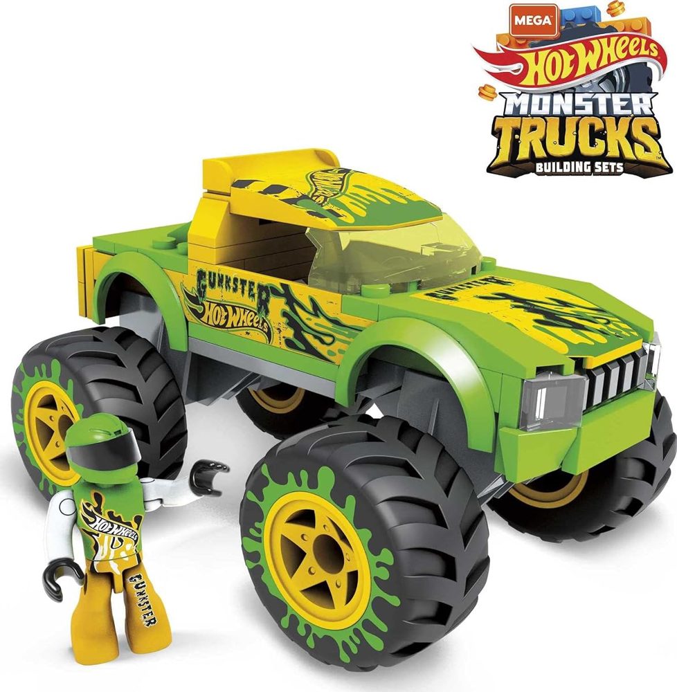 Hot Wheels Gunkster Monster Truck, 69 Pieces — view 3