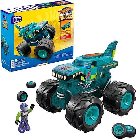 Dinosaur Mega-Wrex monster truck building set