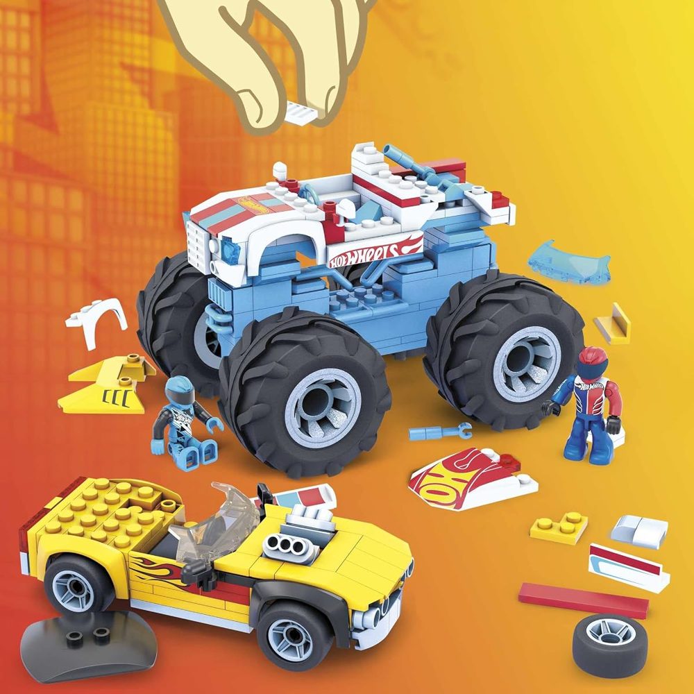 Hot Wheels Rodger Dodger and Racing Monster Truck — view 4