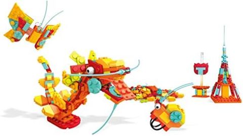 Vibrant colored building bricks from the Inventions range