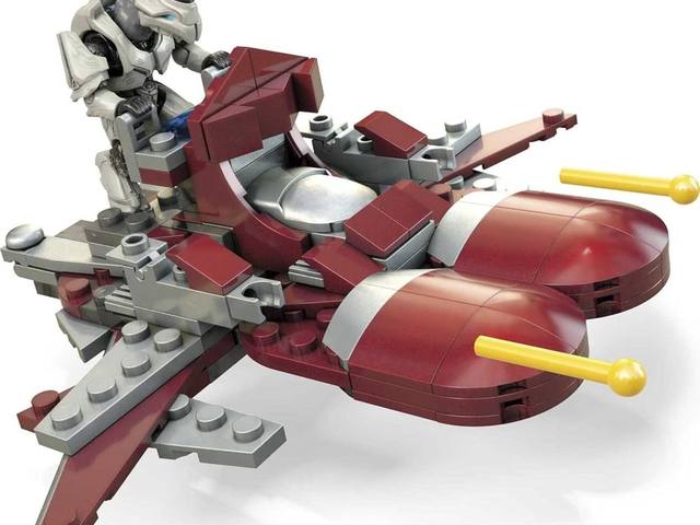 MEGA Halo Banshee with Spartan micro action figures