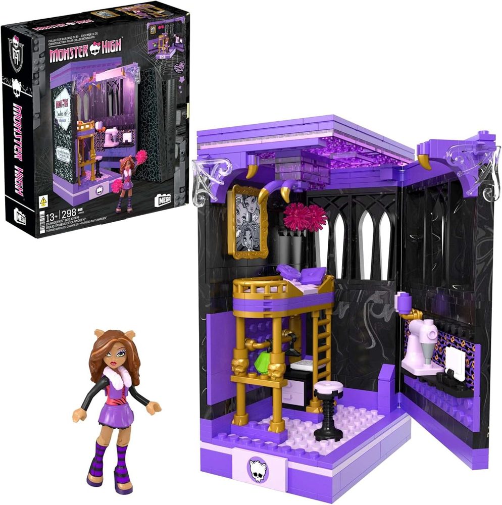 Monster High Clawdeen's Boo-k Den, 299 Pieces — view 2