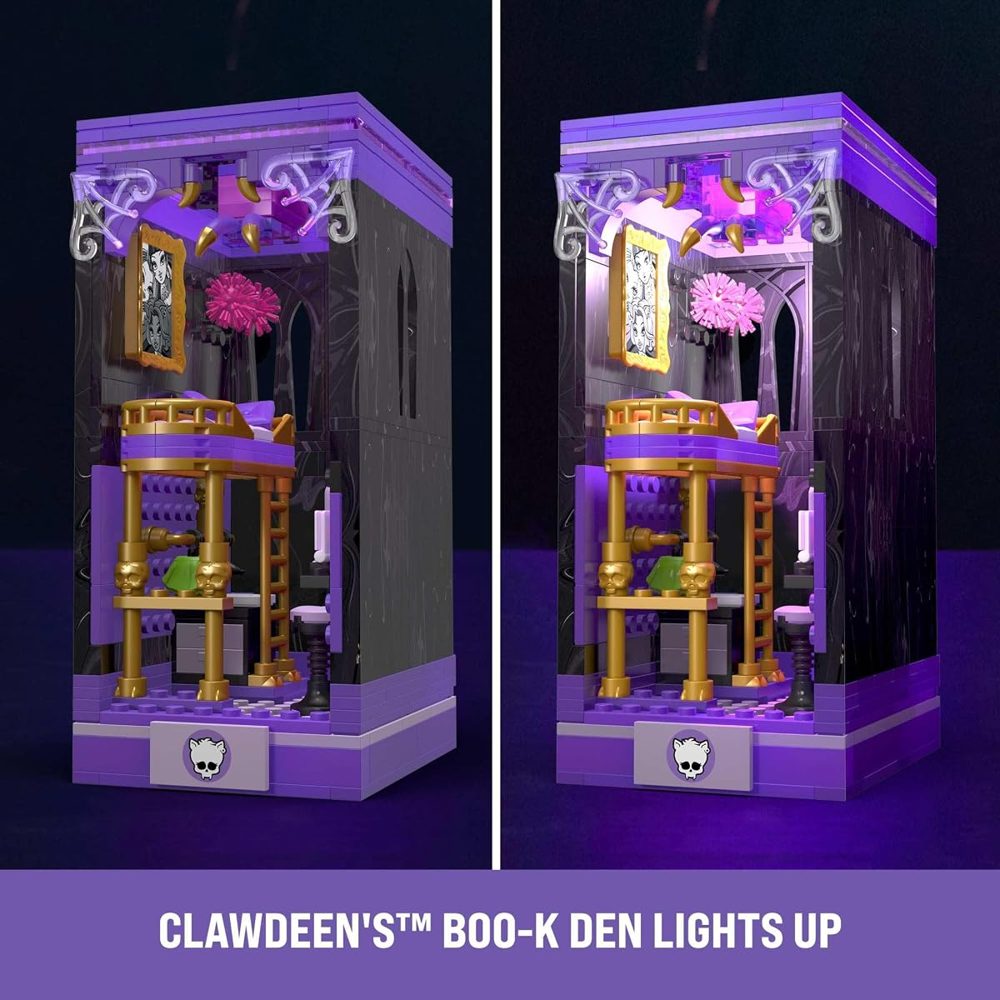 Monster High Clawdeen's Boo-k Den, 299 Pieces — view 5