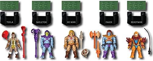 He-Man, Teela, Skeletor, Faker and Beast Man micro figures