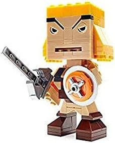 Kubros retro brick He-Man figure with coin