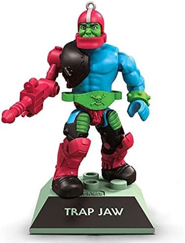 Trap Jaw buildable villain figure with metal jaw